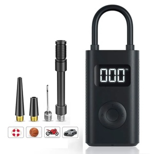 Mini compresseur d'air portable sans fil automatique 150 PSI 2000 mAh avec lumière LED pour gonflage de pneus - Product Image 1