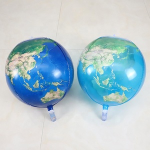 Globos de película de aluminio Mylar, Globos inflables de helio de 22 pulgadas, para Mapa de Planeta y tierra gigante, venta al por mayor - Product Image 4