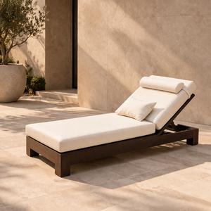 Tumbona Moderna de Madera para Exteriores, Silla Reclinable de Jardín, Tumbona para Hotel, Resort y Piscina - Product Image 2