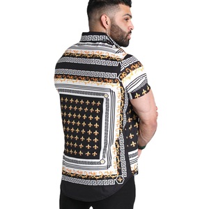 <span class=keywords><strong>2022</strong></span> été nouveaux vêtements pour hommes européen américain rétro <span class=keywords><strong>tendance</strong></span> imprimé Cardigan manches courtes décontracté mode Offre Spéciale Anti-rides - Product Image 5