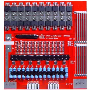 7S-14S 50A hệ thống quản lý pin cho 50.4V 51.8V Li-Ion/Lithium/Li-Polymer 42V 44.8V LiFePO4 Pin PCM-L14S40-232