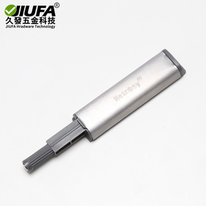 Jiufa Cabinet Door Rebound Device 78mm Base 122mm <b>Extended</b> Length Soft Closing Surface Mount Stainless Steel Minimalist Design - Product Image 3