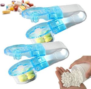 Distributeur de médicaments portable mini, facile à utiliser, avec ouvre-comprimés et étui de rangement pratique pour pilules - Product Image 5