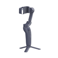 Los más vendidos plegable magnético AI Face Tracking 3 Axis Anti-Shake Gimbal estabilizador Luz de relleno Vlog Live Shooting Selfie Stick