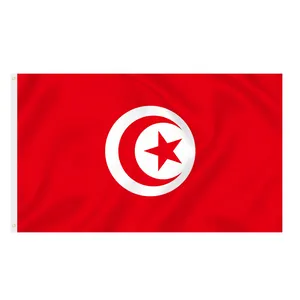 店内廉价丝网印刷突尼斯国旗