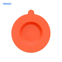 Couvre-bocaux en silicone réutilisable, rond, avec languette de traction, anti-graisse, pour bols, tasses, bocaux, rangement au réfrigérateur, découpe OEM, vente en gros