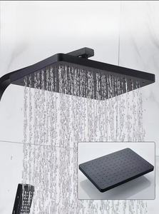 Libert G-8 Top 1 Vente Flash Robinet de salle de bain moderne noir et or thermostatique LED Système de douche à pluie pressurisé pour baignoire - Product Image 3