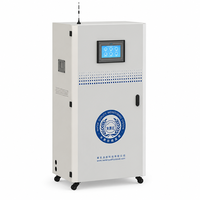 Système d'analyse en ligne de la qualité de l'eau pressurisée pour la turbidité et le chlore résiduel, avec armoire de mesure pour l'eau du robinet (pH, ORP, TDS, DO) et interface RS485