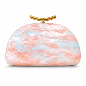 Luxury <b>Clutch</b> Evening Purse for Women sparkling Acrylic Shell Handbag with Pearl Chain <b>Wedding</b> Party Dressy Hand Bags - Product Image 4