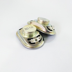 Mini haut-parleur 35x58mm Racetrack 5W 8Ω avec boîtier métallique - Cône en papier à bord tissé pour l'électronique OEM - Product Image 4