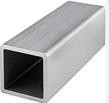 أنبوب من الألومنيوم مربع مقاوم للتآكل بسطح مشرق عالي الجودة من Inox - Product Image 3