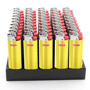 Briquets en plastique classiques Maxi US Spot Bi, modèle J26, pour fumer et barbecue, emballage personnalisé avec logo - Product Image 2