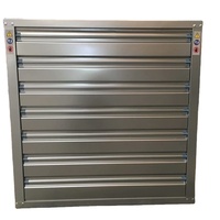Ventilateur d'extraction mural 500 mm pour serre d'élevage avicole, AC 380V, électrique, OEM/ODM, avec moteur à roulement à billes et bobine en cuivre