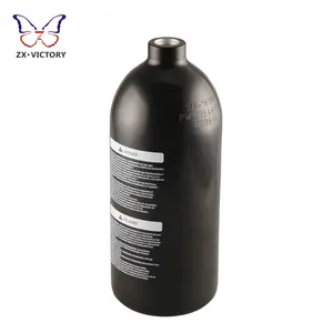 ZX DOT-3AL Aluminum Gas Cylinder 1.5LB 5LB 10LB 15LB 20LB CO2 Refill for Beverage Beerkeg CO2 Gas Tank for Soda Machine
