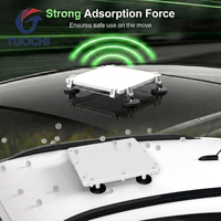 Nouveau support magnétique de toit à installation rapide pour mini-appareil Internet satellite, support de parabole portable avec base anti-rayures pour véhicule mobile
