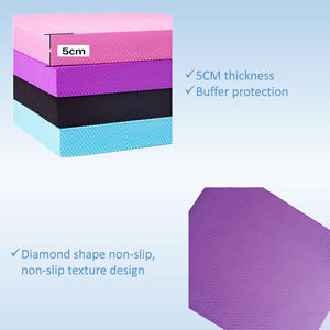 Julyfit Op Maat Logo Vierkante Yoga Oefentherapie Tpe <span class=keywords><strong>Foam</strong></span> Yoga Balansmat - Product Image 4