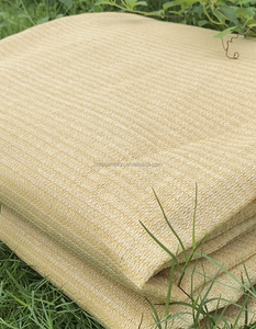 10 x13ft Beige rettangolo parasole vela baldacchino tessuto a rete blocco UV - Product Image 4