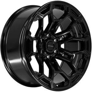 Bánh xe điều kiện mới với 25 30 35 40mm ET cho phù hợp với 6x139.7 20x9 Bộ df03 có thể tùy chỉnh bộ 4 vành hợp kim rèn màu đen bóng 20 inch - Product Image 4