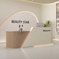 Design moderne Personnalisation Style simple Salon de beauté Table de caisse Magasin de coiffure Entreprise Réception