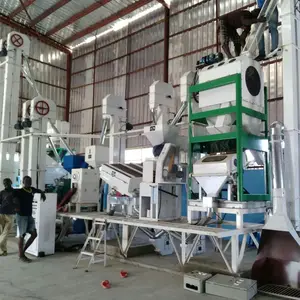 Modern automatic 20-30 mt daily complete set rice mill plant