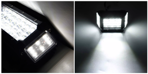 Lampe de travail en voiture, 4 pouces, 28W, tir latéral, barre lumineuse, super brillante, 5D, avec lentille, livraison gratuite - Product Image 6