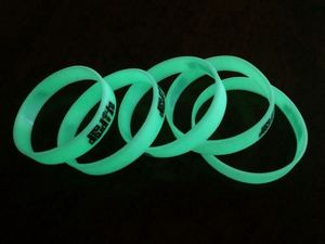 Pulseras Luminosas de Silicona Reciclada para Niños, Personalizadas - Product Image 5