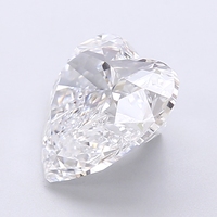 Diamant cultivé en laboratoire certifié GIA en forme de cœur, 3,59 carats, D VVS2, pierre lâche pour fiançailles et bijoux fins