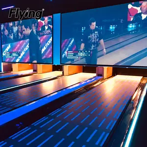 Desain terbaru String Bowling Alley peralatan String Pinsetter standar Bowling Lane Home Arcade permainan mesin