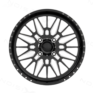 Jantes UTV forgées noires 20x7 22x7 24x7 4x137 4x156 Mesh 4 trous personnalisables pour Can-Am Maverick X3 Polaris RZR Ranger - Product Image 3