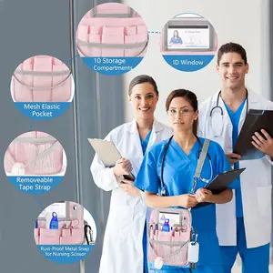 Wasserdichter Taillenbeutel für Nursing Dienstleistungsausstattung verstellbare medizinische Taillenbeutel tragbar Frauen Krankenschwester Taillenbeutel