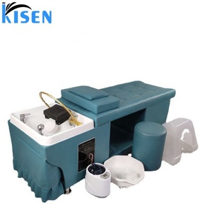 Table de massage multifonctionnelle Kisen pour salon de beauté, lit de shampoing, table de soin du visage et spa capillaire – Fabrication chinoise - Product Image 6