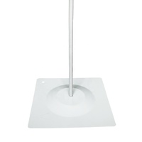 Support de colonne de ballon en métal de couleur blanche de haute qualité avec base pour les décorations de fête de remise des diplômes d'anniversaire de mariage de bébé