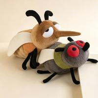 Jouets en peluche 3D réalistes et mignons de 40-58 cm : Mouches, moustiques, insectes, animaux, figurines douces, poupées en peluche, jouets anime