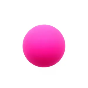 כדורי עיסוי סיליקון רב תפקודיים צבעוניים פופולריים כדור להירגע שריר בודד 2.5 אינץ' מותאם אישית