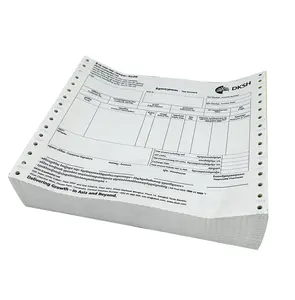 Wholesale Customizable White 2-Part Carbonless 9.5 x 11 Inches1000 Sheets Continuous Computer Paper