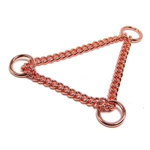 Collier de chien réglable en acier inoxydable, taille personnalisée, plaqué PVD, chaîne Martingale, demi-starter pour animaux de compagnie - Product Image 2