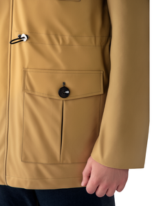Giacca Bomber da Uomo Autunno Inverno Streetwear 90% Imbottitura in Piuma d'Oca Traspirante Chiusura Monopetto Design a Blocchi di Colore - Product Image 6