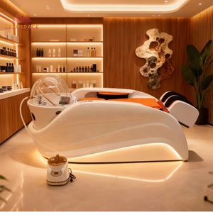 เตียงสระผมไฟฟ้าแบบใหม่ พร้อมระบบน้ำวน ขนาดใหญ่ สำหรับร้านทำผม - Product Image 3