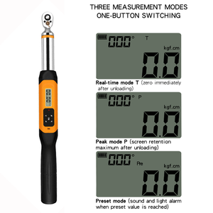 1/2 Inch Drive Torque <strong>Wrench</strong> Digital 340N/CE CCC Yellow Adjustable <strong>Wrench</strong> Digital with LCD Display/cl&eacute; Dynamom&eacute;trique - Product Image 6