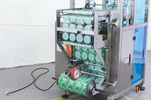 ヤム粉粉末用の1kg5kgホエイプロテイン包装機を充填する自動プラスチックビッグバッグオープンマウスバッグ - Product Image 4