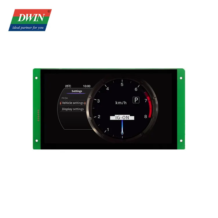 DWIN Panel 7 Inci 1024*600 HMI, Tampilan Sentuh Modul LCD TFT Tampilan Lcd Warna Tft Layar Lcd 7 Inci