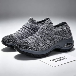 Chaussures de course <span class=keywords><strong>Jazz</strong></span> grande taille en maille avec coussin d'air, baskets de danse tissées, doublure en coton, chaussures de sport décontractées - Product Image 3