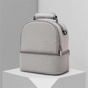 Nuovo Design per il latte per mamma sacchetti impermeabili a due piani di stoccaggio del ghiaccio latte portatile per bambini borsa per pannolini zaino da viaggio - Product Image 6