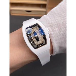 The Latest Top-notch Technology Diamond-encrusted <b>Skeletonized</b> Design Waterproof Business <b>Watch</b> for Both Men and Women - Product Image 1