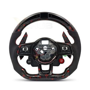 <span class=keywords><strong>Volante</strong></span> LED de Fibra de <span class=keywords><strong>Carbono</strong></span> Forjado Rojo Personalizado para VW Volkswagen <span class=keywords><strong>Golf</strong></span> 5 6 7 R MK5 MK6 MK7 <span class=keywords><strong>GTI</strong></span> Polo Passat B8 - Product Image 1
