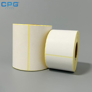 Etiqueta Térmica Personalizada de Superficie Lisa y Núcleo Resistente, Etiqueta de Código de Barras de 60x40mm, Etiqueta de Seguimiento de Inventario, Etiqueta de Embalaje - Product Image 1