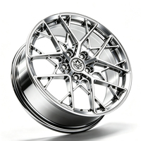 Jantes en alliage chromées argentées de 18 pouces 5x100 5x108 5x110 5x112 5x108, pièces détachées personnalisées pour Honda Toyota Mazda Subaru