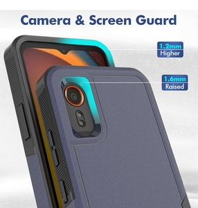 Housse antichoc double couche pour téléphone portable pour <span class=keywords><strong>Samsung</strong></span> Galaxy <span class=keywords><strong>Xcover</strong></span> 7 Hybrid Armor PC Coque arrière en TPU - Product Image 2