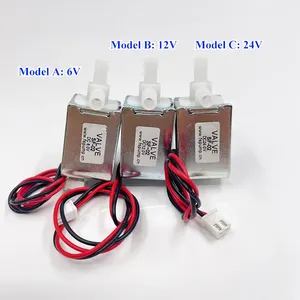 Mikro Mini elektrikli Solenoid vana N/C akış hızı 7L/Min normalde kapalı su hava valfi maksimum basınç 450 Mmhg özel özel - Product Image 3