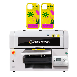 Graphking Chuyên Máy In UV Nhà Máy Máy Tính Để Bàn <span class=keywords><strong>A3</strong></span> Kích Thước 3D Dập Nổi In Acrylic Thủy Tinh Kim Loại Bóng Bút Dấu Hiệu Máy In - Product Image 1